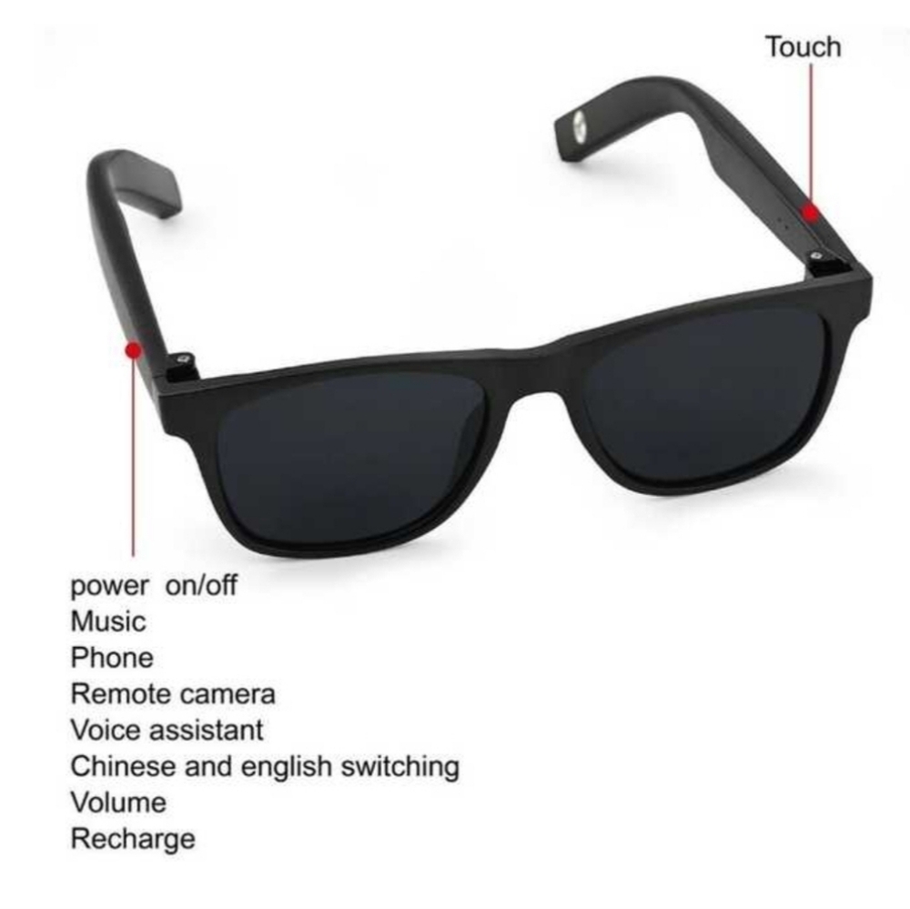 NWT Laxasfit D11 Plus Smart Audio Sunglasses Bluetooth Call Polarized - Picture 6 of 17